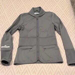 Stella McCartney for Adidas Women's Gray Light Full-Zip Top in Gray